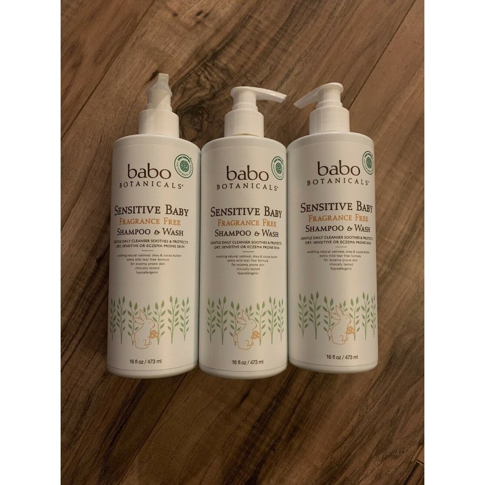 (3) Babo Botanicals Sensitive Baby Soap